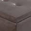Banc de rangement avec repose-pieds capitonné et tablette ouverte Cosmopolitan-875776438