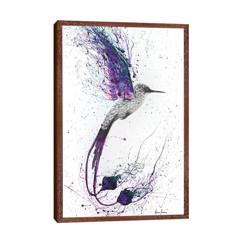 Flying Ace by Ashvin Harrison - Print on Canvas, 101.6 cm H x 66.04 cm W, Classic Brown Wood Framed