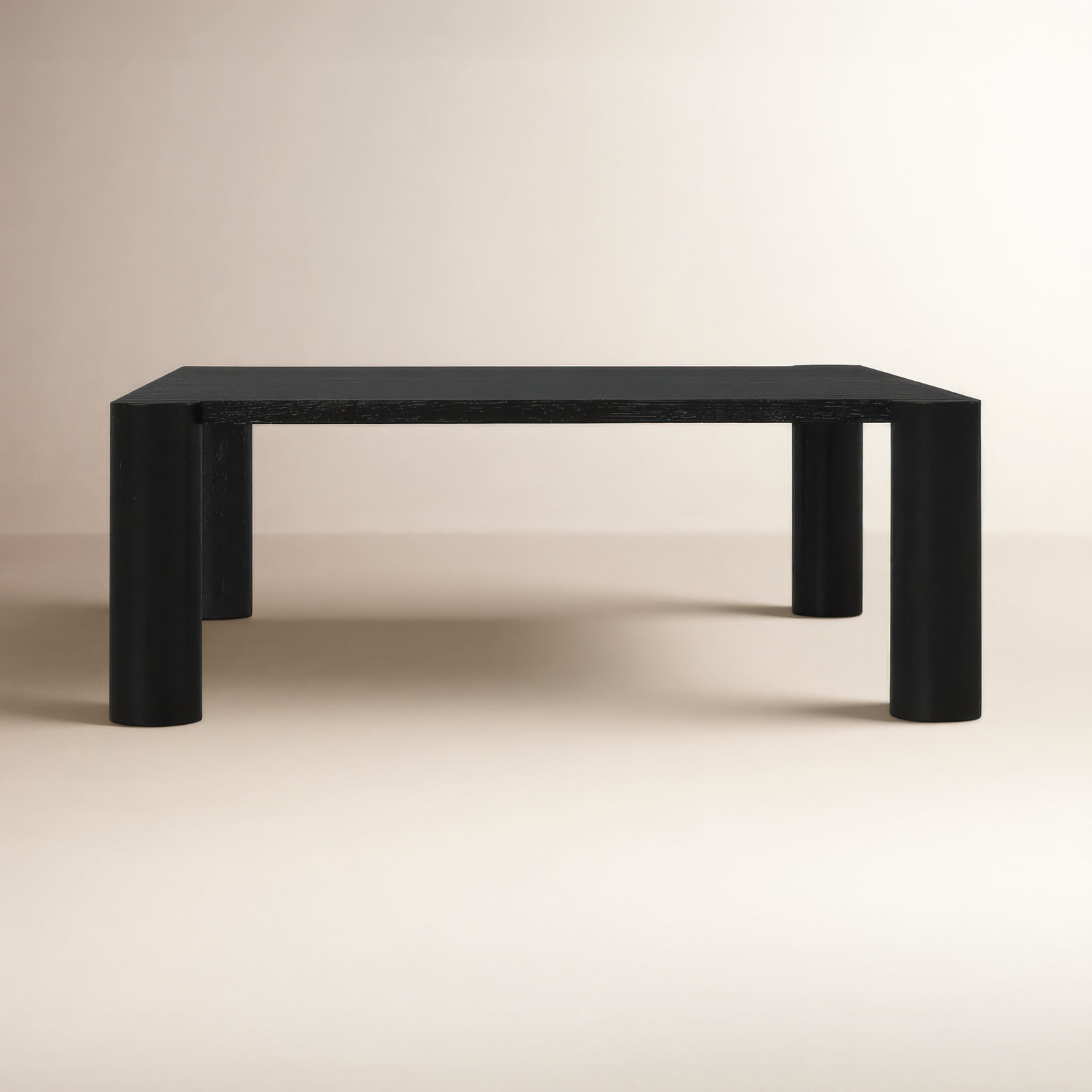 Channing Solid Wood Coffee Table, Black