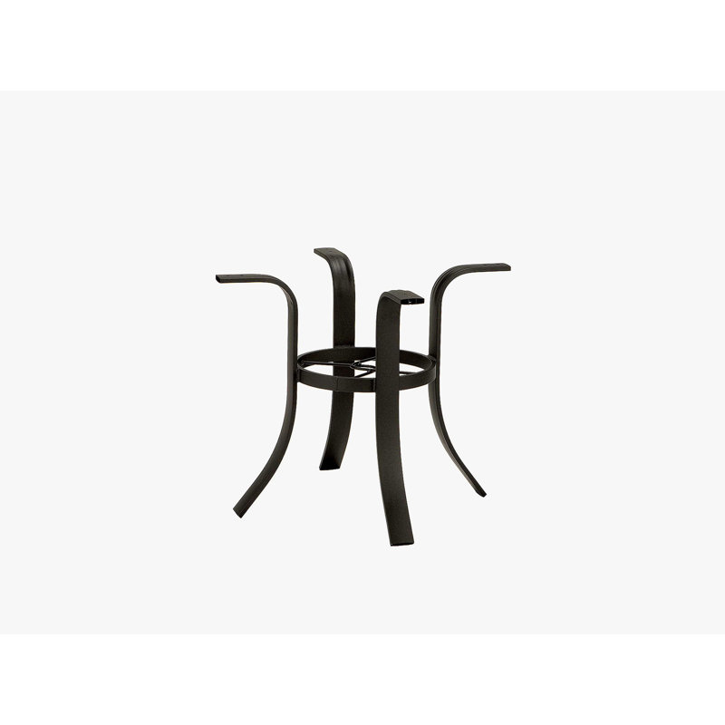 Table de salle à manger d'extérieur, H 27 po x l 32,5 po x P 32,5 po, Céledon / brun clair