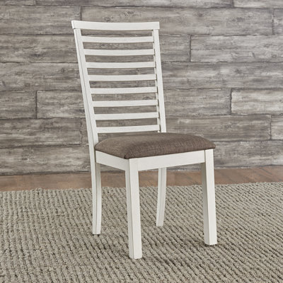 Luz Upholstered Ladder Back Side Chair