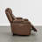 Genuine Leather Triple Motor Power Recliner with Power Headrest and power lumbar-122120645
