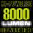 PowerSmith 8,000 Lumen Dual Head LED Work Light with All Metal Telescoping Tripod Stand and 5 Year W
