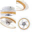Ventilateur de plafond 15,7 po avec lumières DEL Hoskin