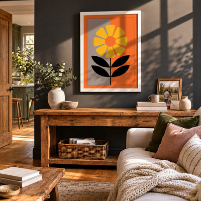 Bloom Geometric - Framed Print