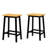 Kitchen Island Cart With 2 Stools, Power Supply, Internal Storage, Drop Leaf, 5 Side , 3 Drawers, For Gorgeous Spaces, Black Creative-21072713-21072716