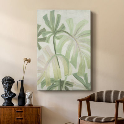 Intertwined Palms I -Custom Wrapped Gallery Cavas