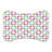 Soft Blue Pink Tan - 1 Piece Bone Shape Feeding Mat