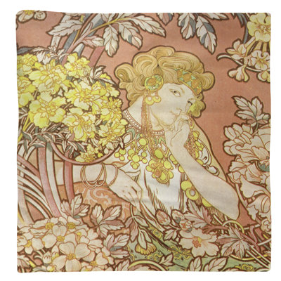 Cotton Floral Square Napkin