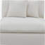 Greeley Ivory Upholstered Armless Chair