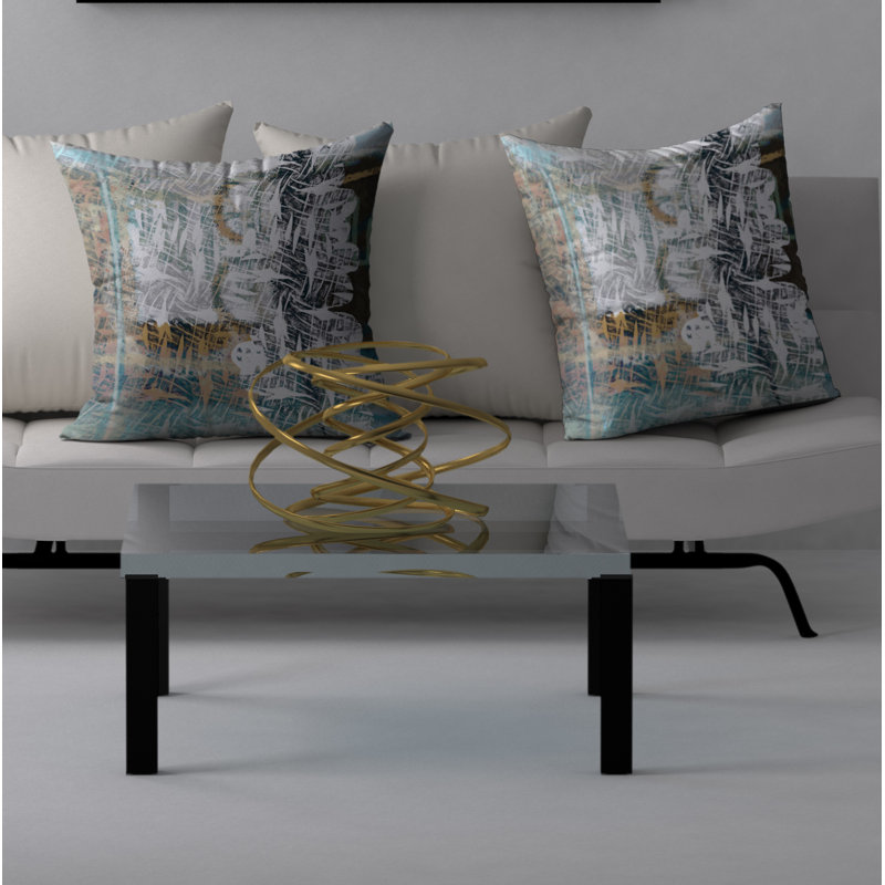 Housse de coussin carrée/insert, 18 po x 18 po