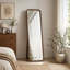 Miroir pleine grandeur avec cadre en bois de hêtre, autoportant et mural, miroir corporel pour chambre à coucher et salon-13047628