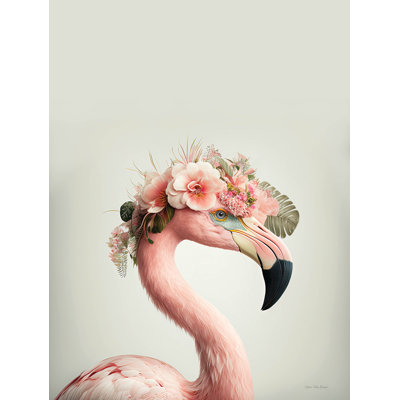 «The Exotic Flamingo» par Seven Trees Designs - impression sur toile tendue