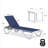 Sendi Patio Chaise Lounge Chair Set With Side Table for Pool Sunbathing Beach Deck Outdoor Lounger-542963047-589582704
