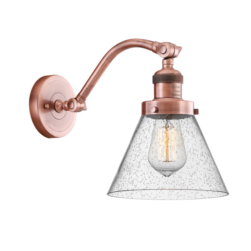 Armed Sconce, Antique Copper