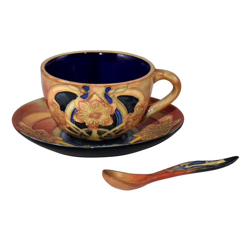 Porcelain Teacup and Saucer