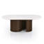 Table basse ovale en pierre véritable Luca-1228765842
