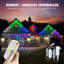 Éclairage extérieur permanent pour la maison, lumières intelligentes à DEL RVB à l'extérieur avec 16 millions de couleurs de bricolage, lumières E67 imperméables pour les décorations quotidiennes de Noël et d'Halloween-236844071