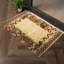 Tapis beige en polypropylène, 79 cm x 7,6 cm, envers en jute, résistant aux taches, doux et confortable, idéal pour les zones de passage fréquent, et adapté aux animaux domestiques.