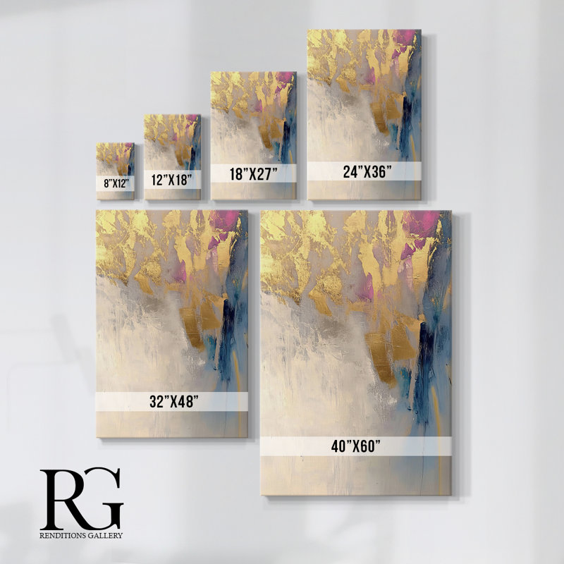 Abstract CCCXXVII Gallery Wrapped Canvas - Ready To Hang, 18" H x 12" W