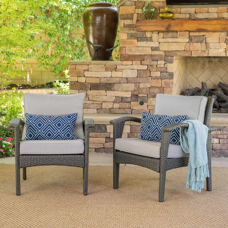 Club Chair (2), Gray