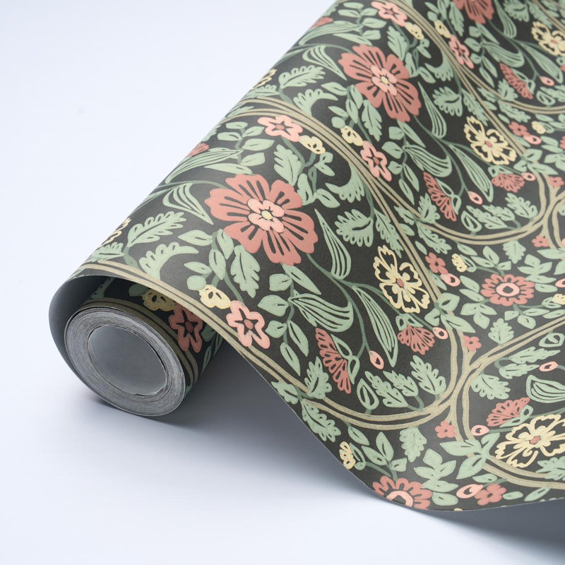 Garden Guild Wallpaper, Navy Blue