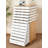 Multi-drawer solid wood jewelry cabinet