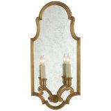 Chapman & Myers Sussex Medium Framed Double Sconce