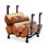 Abhilasha USA Handcrafted Hearth Log Rack