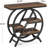 Compact Industrial End Table With 4-Tier Storage, Perfect For Small Spaces And Modern Decor.-1409194870