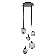Luminaire suspendu grappe 5 lumières Gem