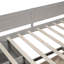 Lit de jour simple gris avec options d'organisation de tiroir et de tablette - Polyvalent. Structure solide. L 77,8 po x l 42,4 po x H 34,3 po. Assemblage requis. Matelas non inclus-651983751-651983749
