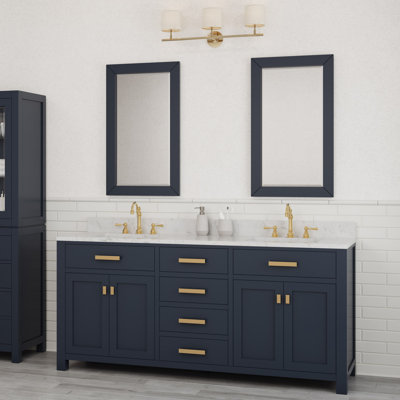 Minnetrista Bathroom Vanity with Marble Top