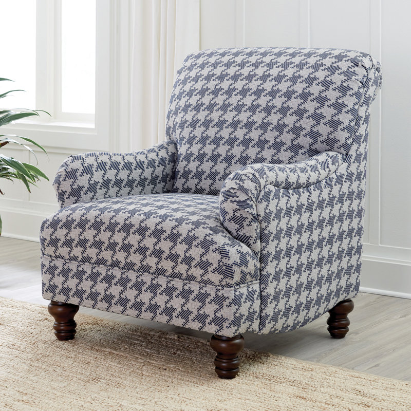 Fauteuil Raymonde, Mélange de polyester bleu