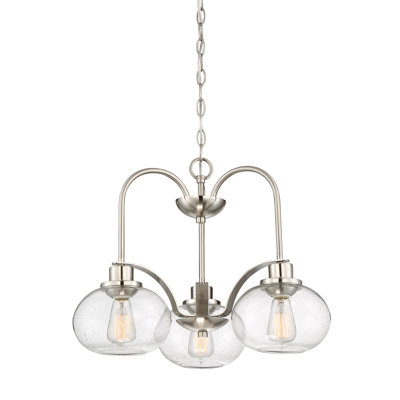 Spofford 3-Light Shaded Chandelier 