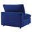 Commix Down Filled Overstuffed Performance Velvet Armless Chair-1991758114