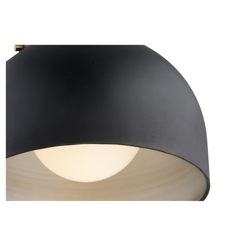 Cauthen Flush Mount, Gold, Studio White
