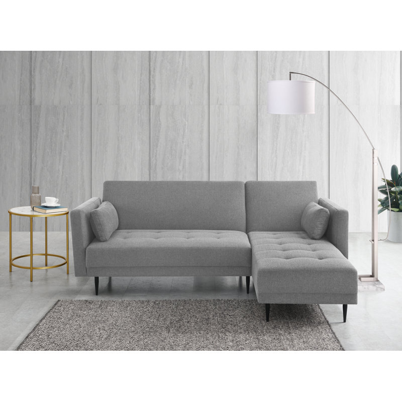 Selma Sleeper Corner Sofa, Pebble Grey
