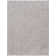 Erelia Solid Color Machine Woven Polyester Area Rug in Gray