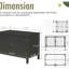 Îlot de cuisine extérieur avec options de rangement et de fonctionnalité - Cadre de table de gril en aluminium, comptoir hygiénique, housse de protection, pieds de nivellement, plan de conception modulaire pour une utilisation facile