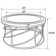Ensemble de tables basses et de tables d'appoint Elise
