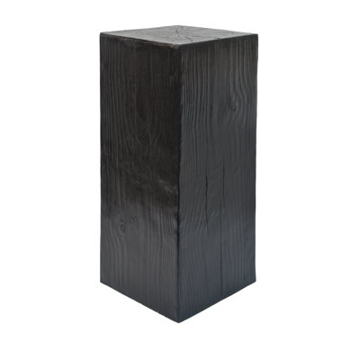 Densel Wood-Look MGO Pedestal Side Table by Millwood Pines