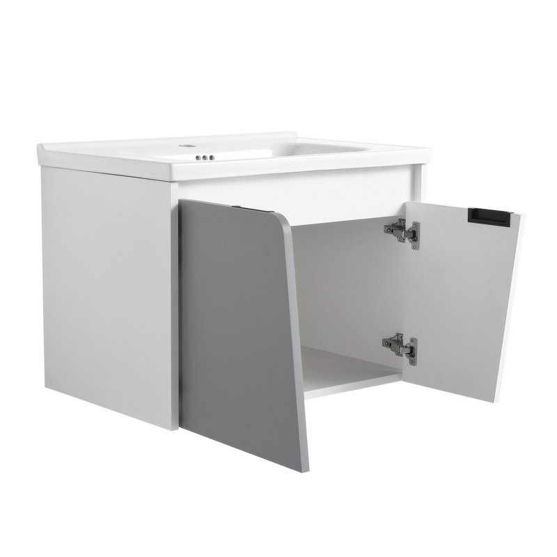 Ensemble de meuble-lavabo simple 27,89 po avec plateau en céramique Quency
