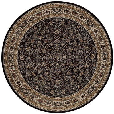Tapis noir / ivoire Shelburne