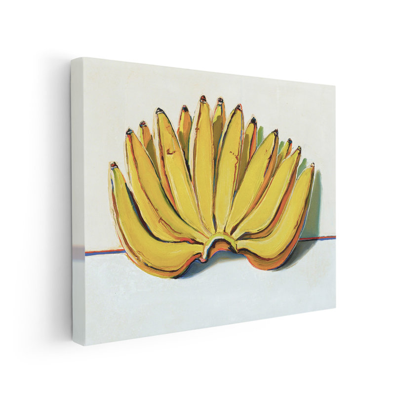 Peinture à l'huile de banane, 18"H x 24"W, Canvas, Unframed