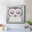 Chouette - peinture sur toile encadrée-744648931-744648942