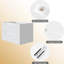 Meuble-lavabo blanc de 76 cm (30 po), tiroirs à fermeture amortie, grand espace de rangement, meuble-lavabo suspendu blanc de 76 cm (30 po), système de tiroirs, rangement généreux, organisation