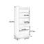 Vitrine de rangement portative