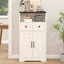 Armoire de rangement avec portes et tiroirs