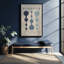 «Midnight Retro Bauhaus», reproduction sur toile encadrée-880684725-903584869-903584867